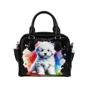 Bichon Shoulder Bag - Watercolor