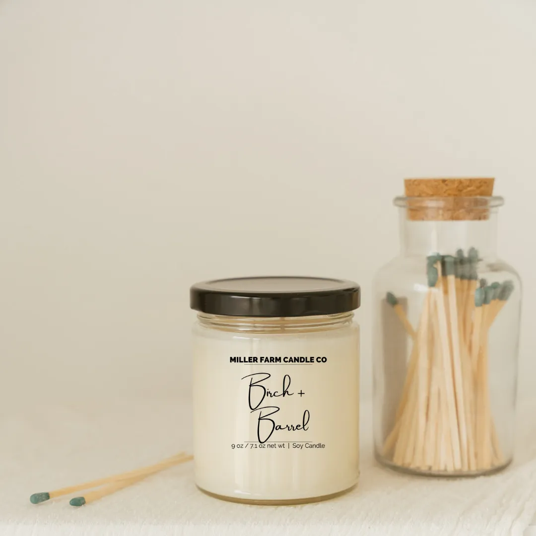 Birch   Barrel Soy Candle