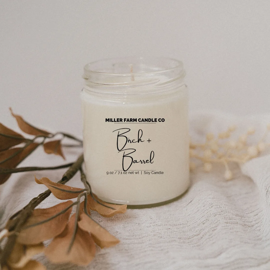 Birch   Barrel Soy Candle