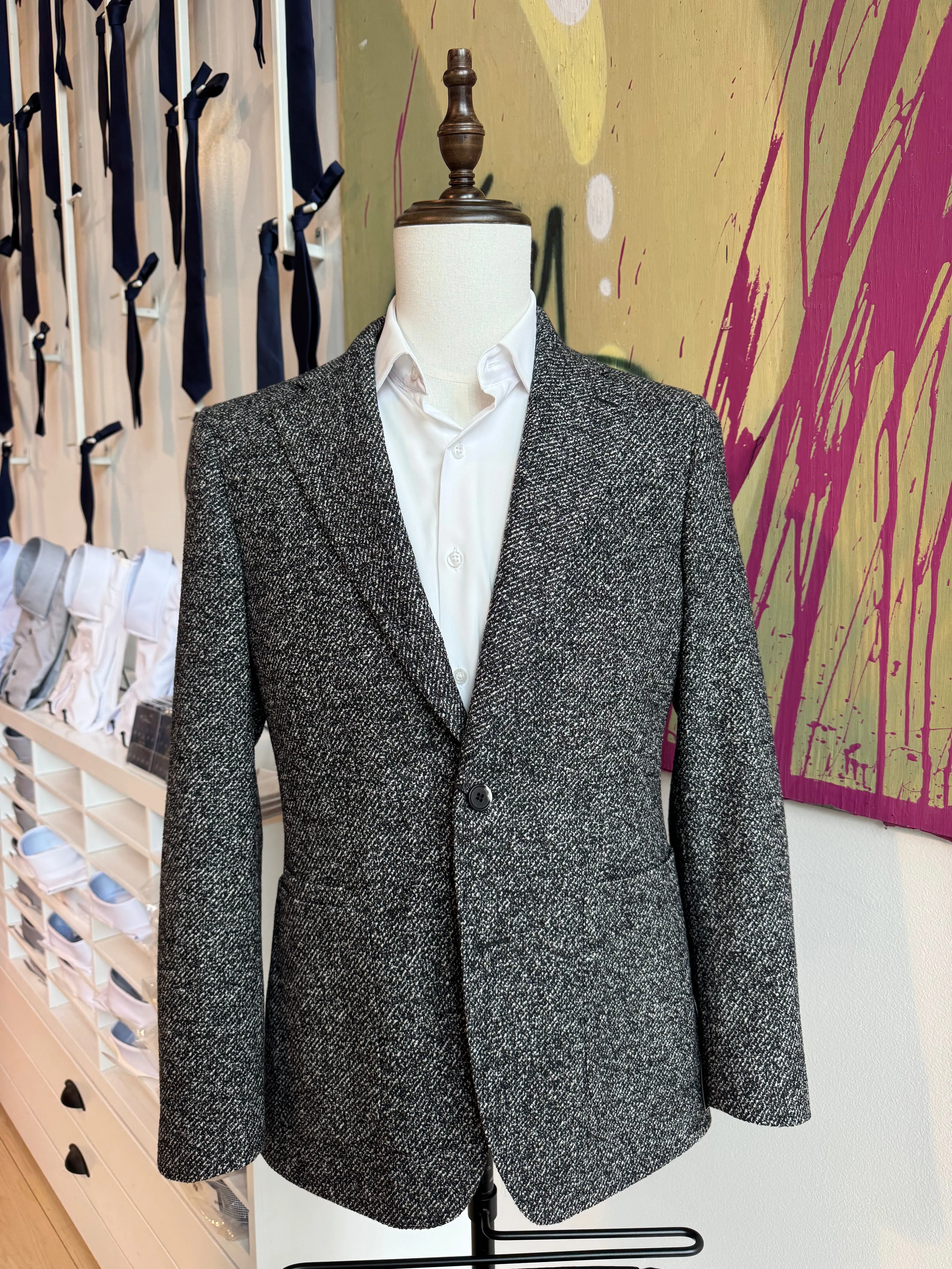 Black & White Birdseye Premium Blazer
