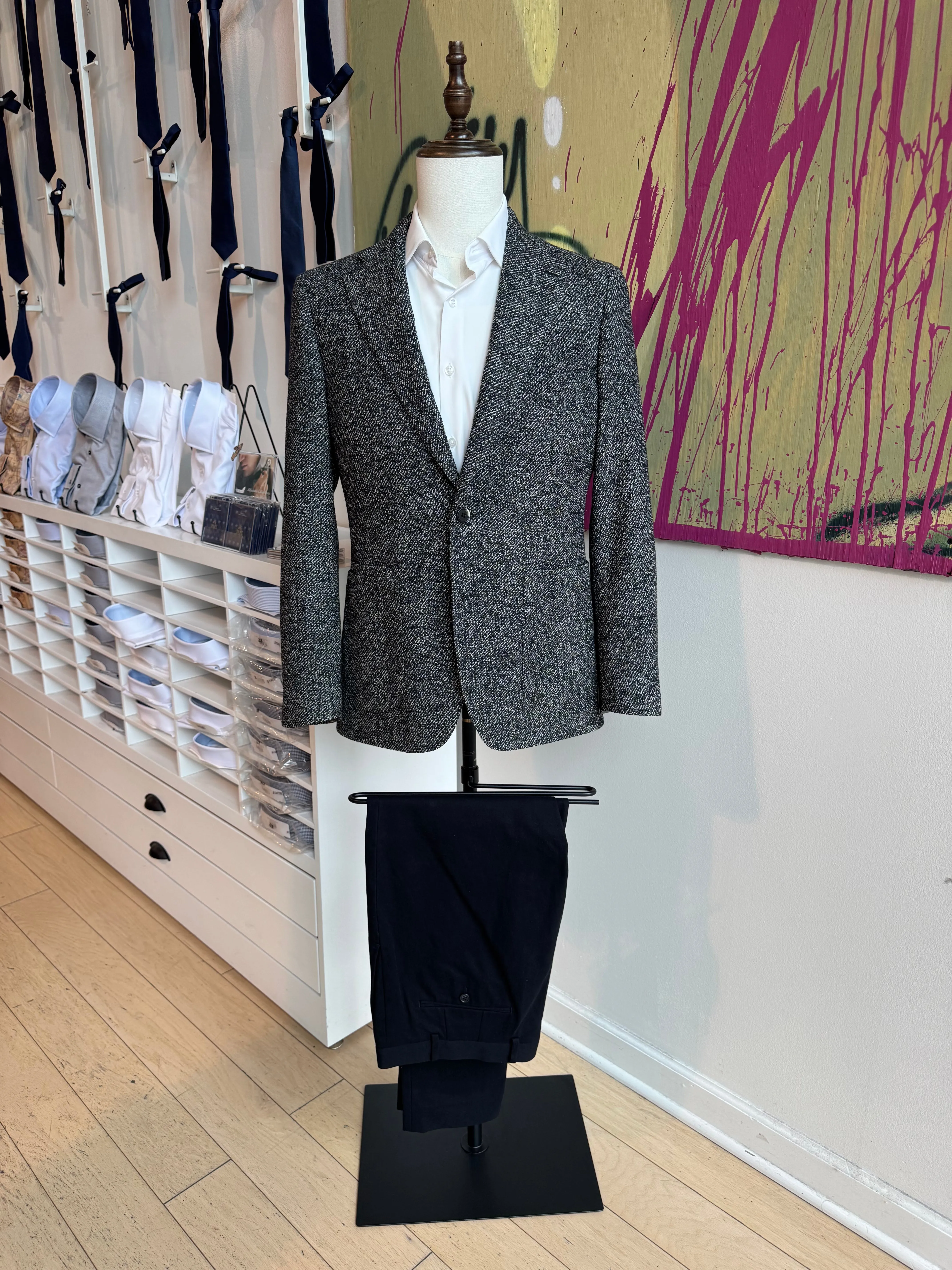 Black & White Birdseye Premium Blazer