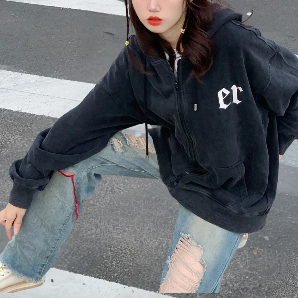 Black High Street Cross Hoodie