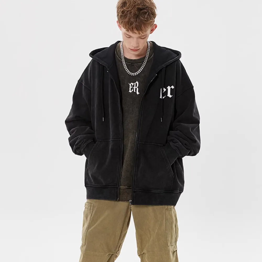 Black High Street Cross Hoodie