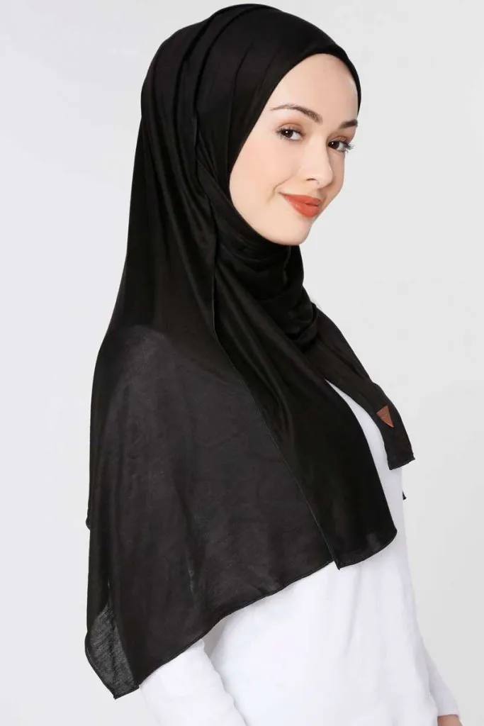 Black Jersey Hijab