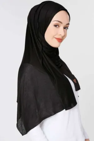 Black Jersey Hijab