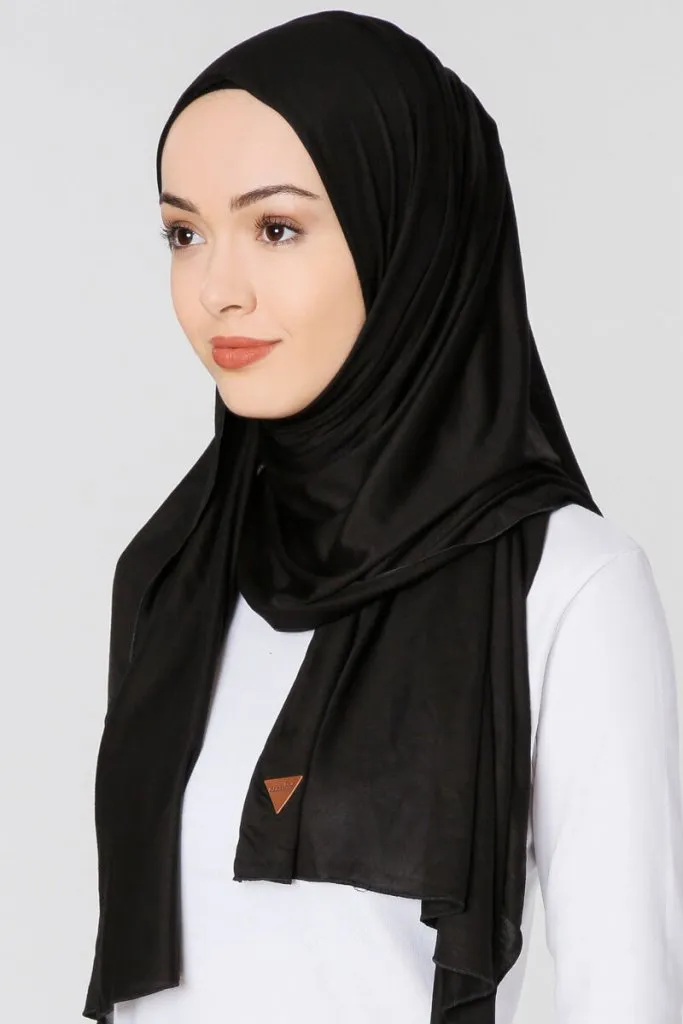 Black Jersey Hijab
