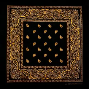 Black Orange Bandana