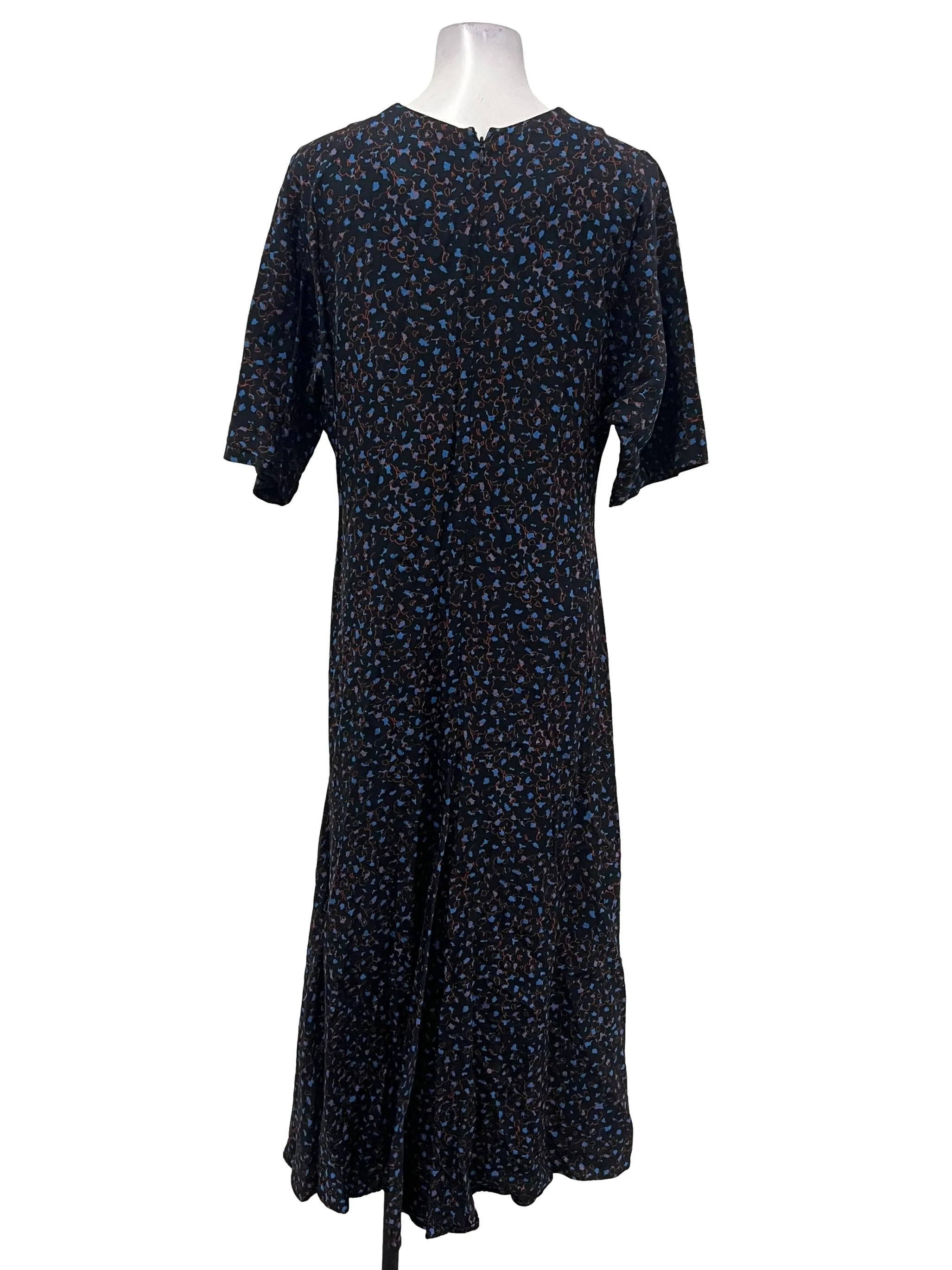 Black Printed Maxi Dress