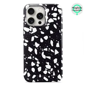 Black Rocky Road Terrazzo - iPhone 15 Pro Max Case