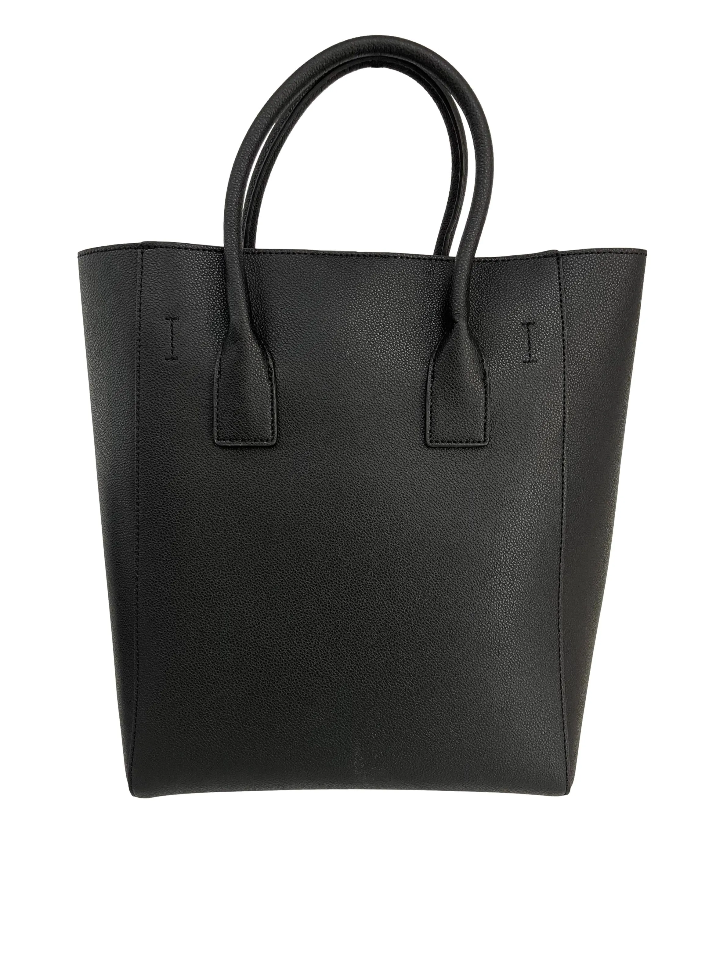 Black Scarf Tote Bag
