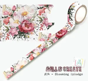 Blooming Splodge Layer It Up Washi #74 AALL & Create