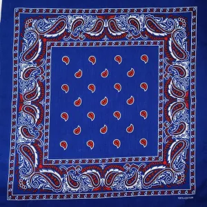 Blue Red Bandana