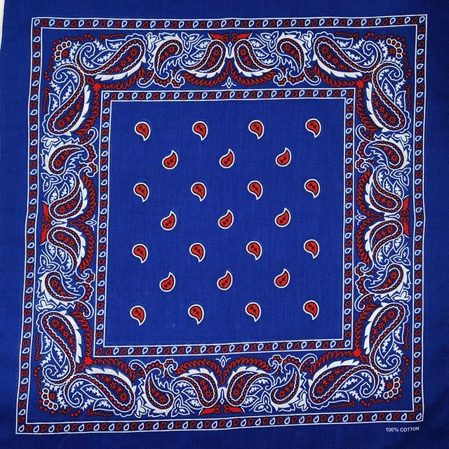 Blue Red Bandana
