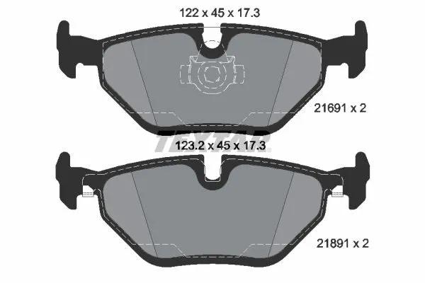 BMW Brake Pads Rear E39 34211163395 34216761281