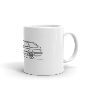 BMW E34 M5 Touring Outline Mug