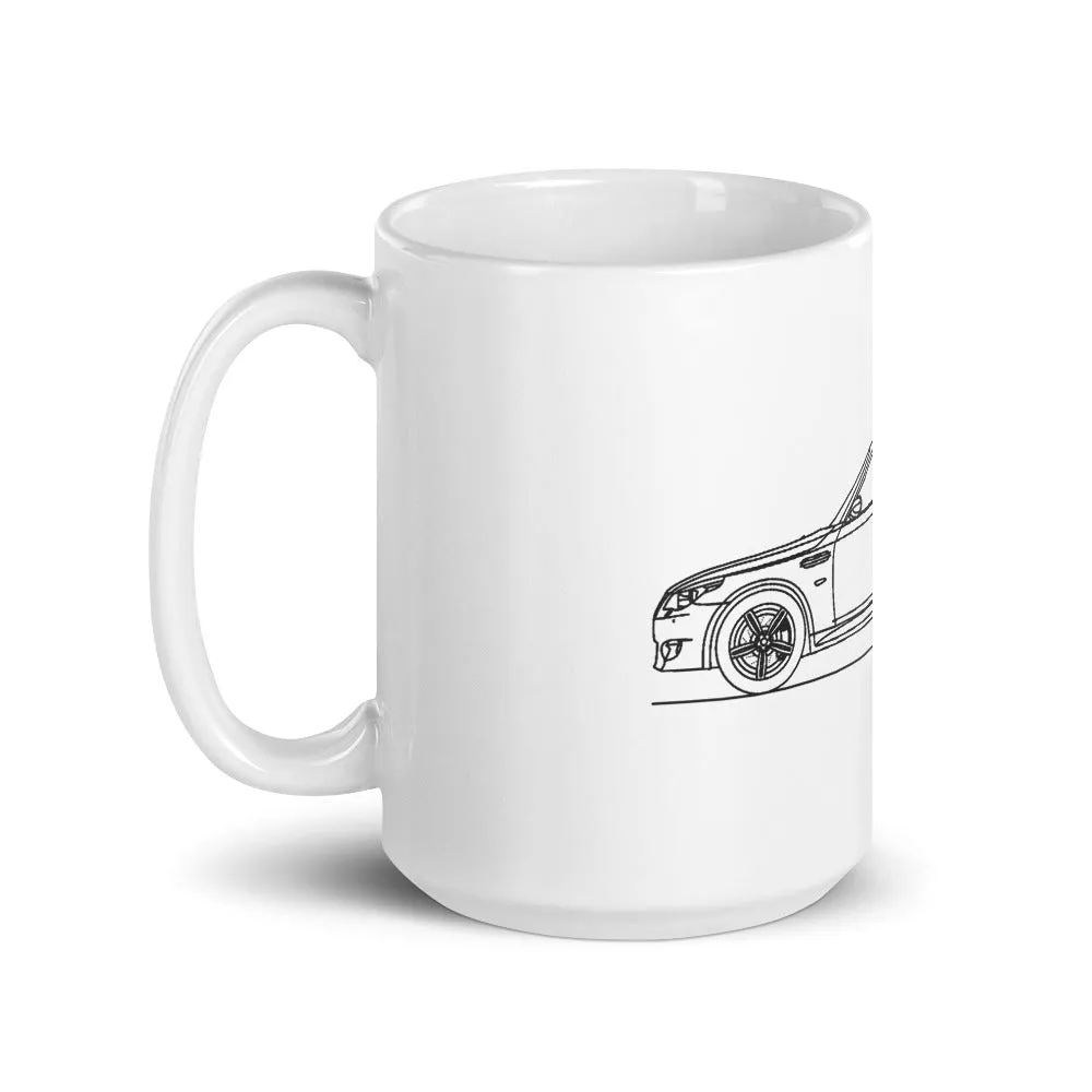 BMW E61 M5 Touring Silhouette Mug