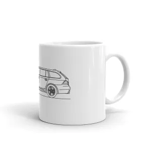 BMW E61 M5 Touring Silhouette Mug