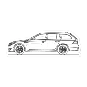 BMW E61 M5 Touring Silhouette Sticker