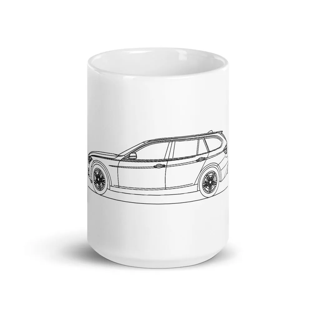 BMW F31 328i Touring silhouette Mug