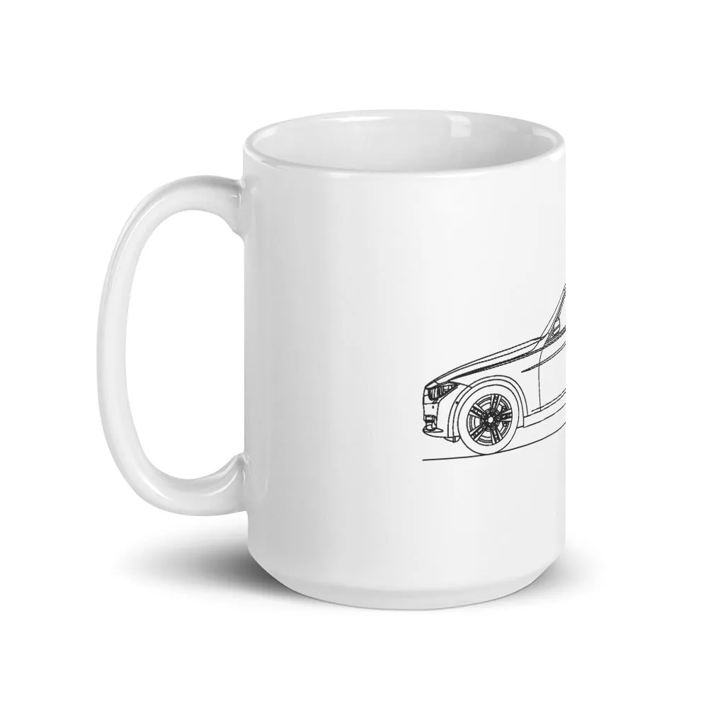 BMW F31 328i Touring silhouette Mug