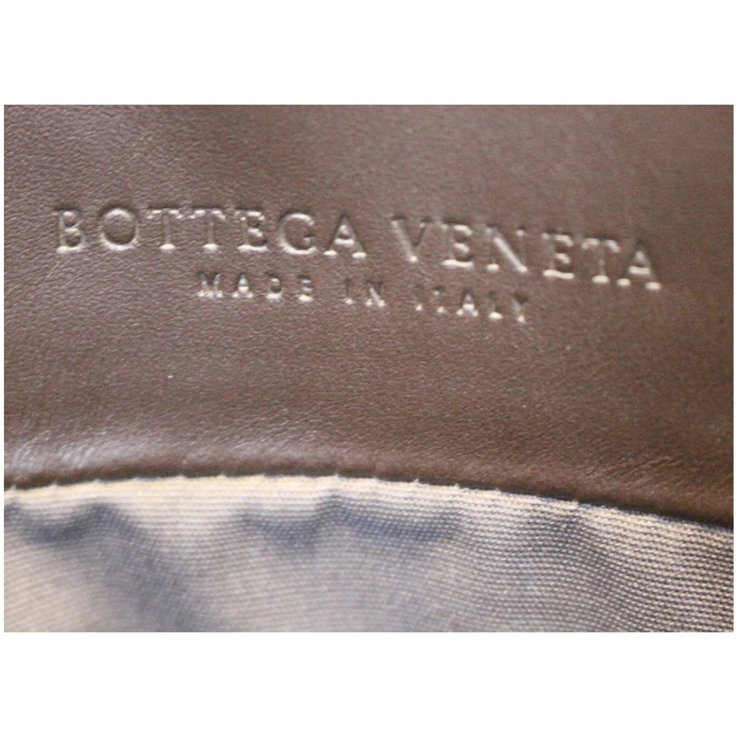 BOTTEGA VENETA Ebano Intrecciato Nappa Leather Tote Bag Dark Brown