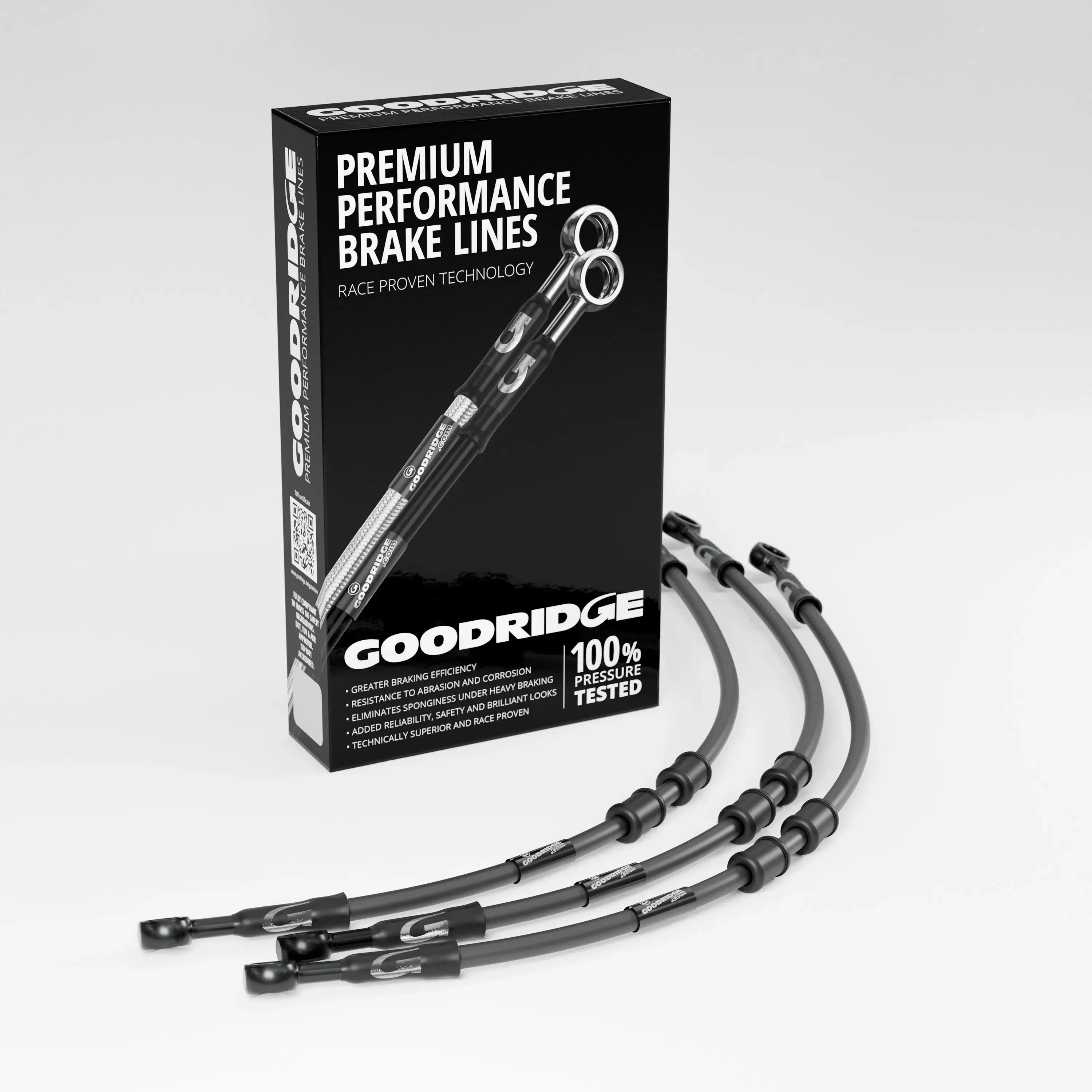 BRAKE HOSE KIT FOR TRIUMPH STREET TRIPLE 675R 09-15