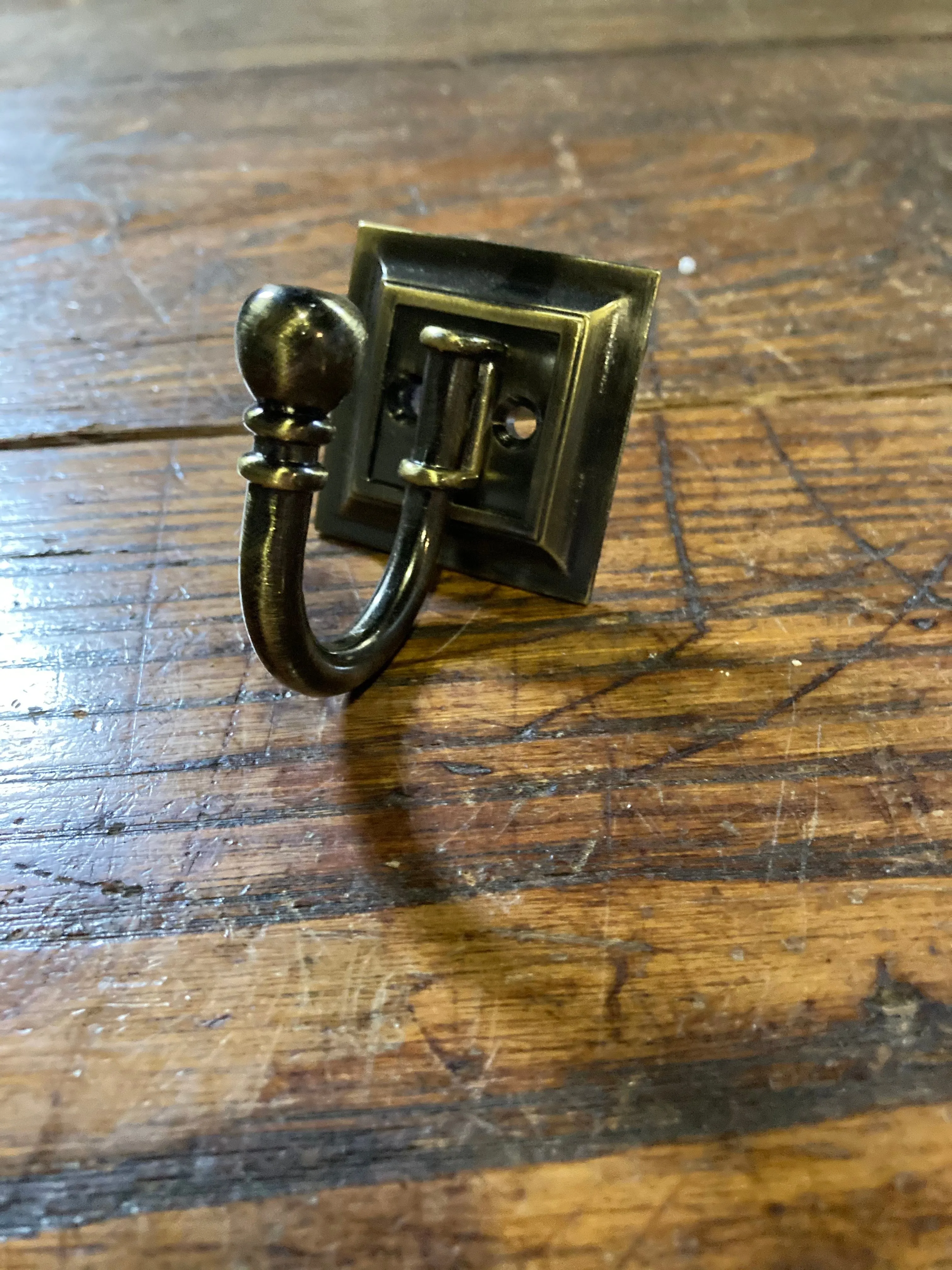 Brass Single Architectural Hook