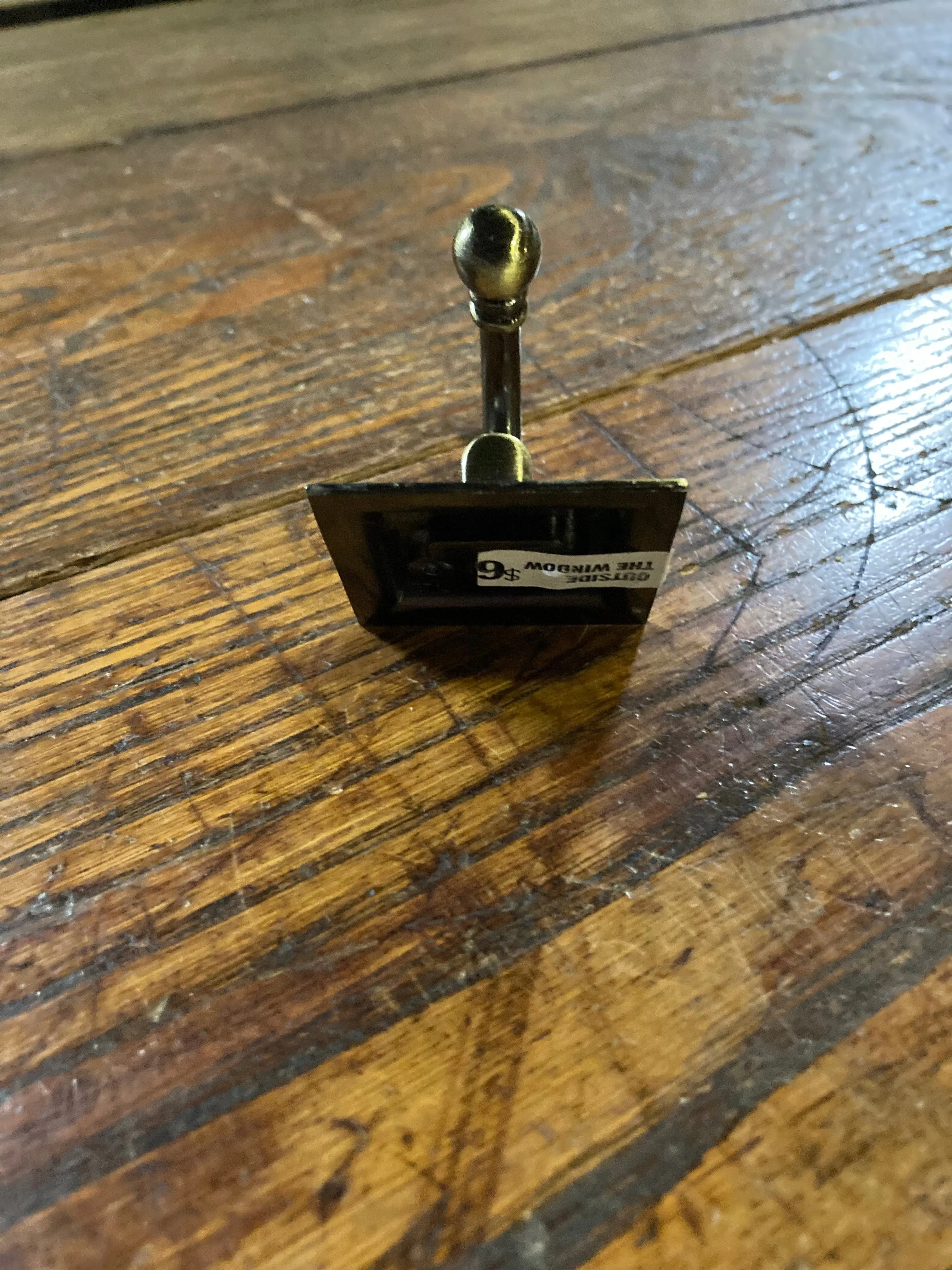 Brass Single Architectural Hook