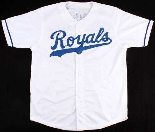 Bret Saberhagen Signed Autographed Kansas City Royals Baseball Jersey (JSA COA)