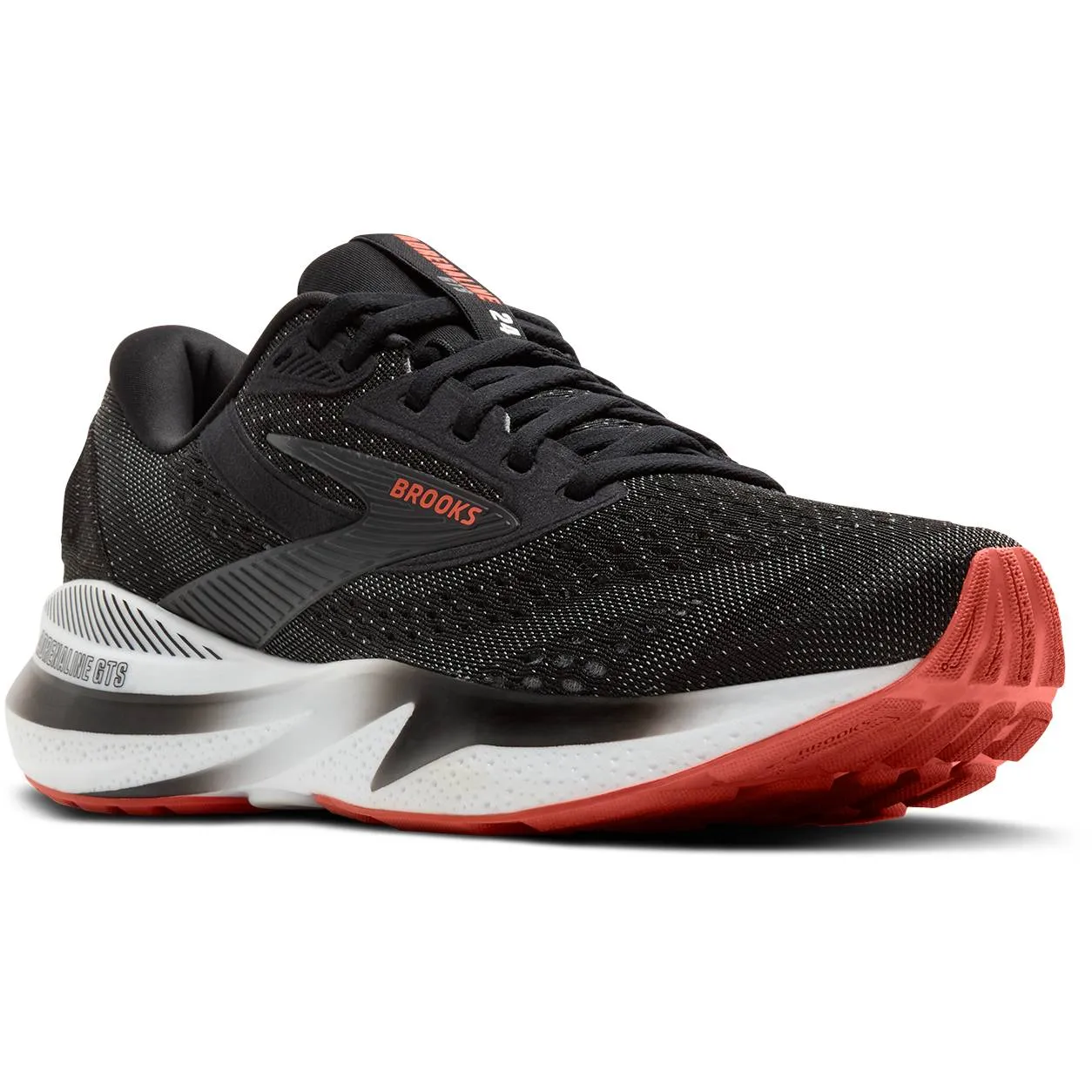 Brooks Adrenaline Gts 24 (Mens)-Black/Grey/Red