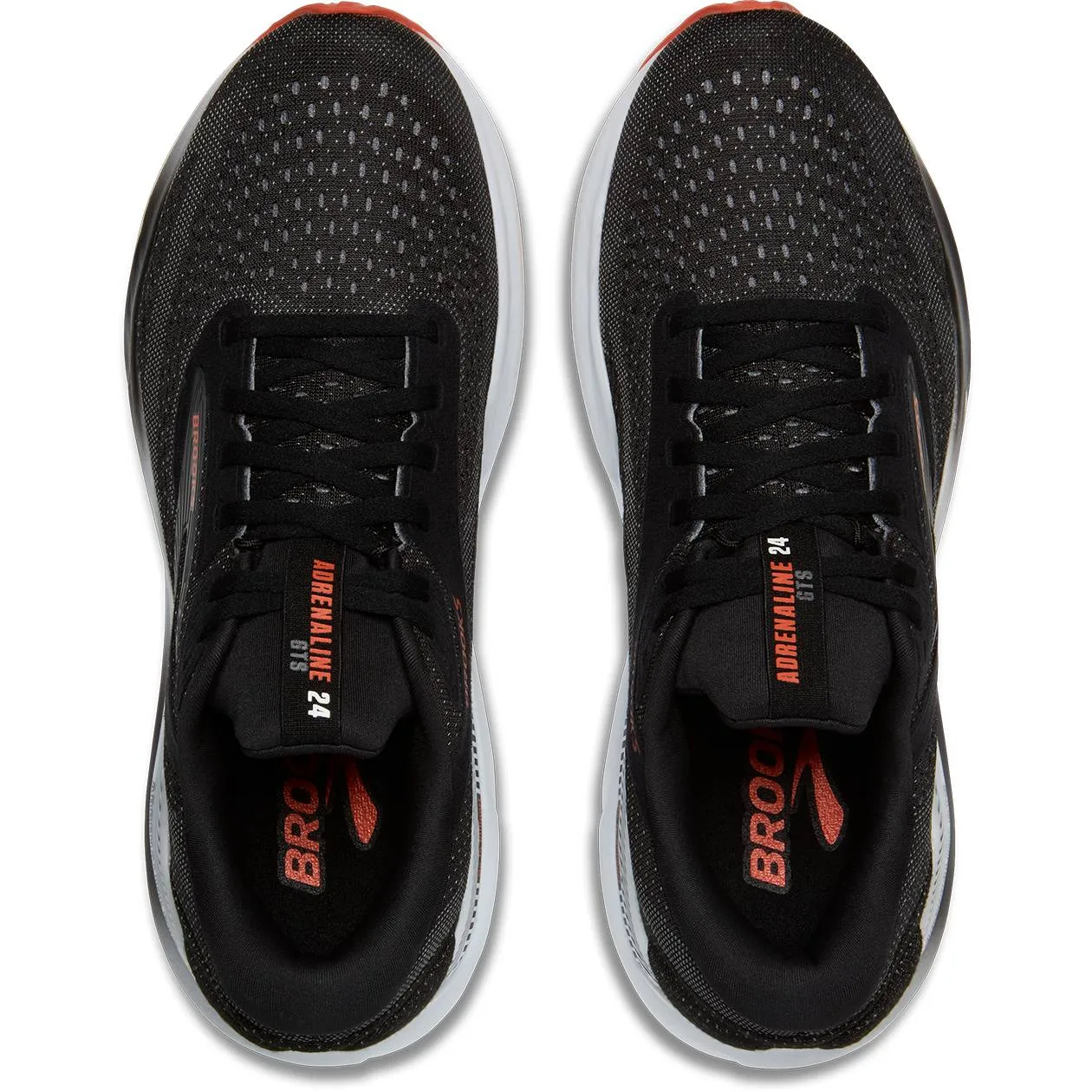 Brooks Adrenaline Gts 24 (Mens)-Black/Grey/Red