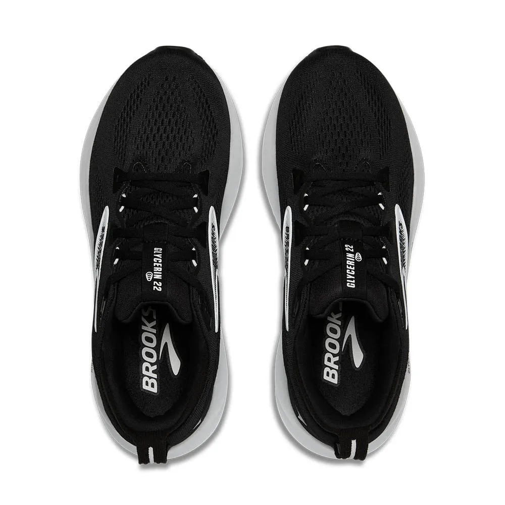 Brooks Glycerin 22 (Mens) - Black/Grey/White