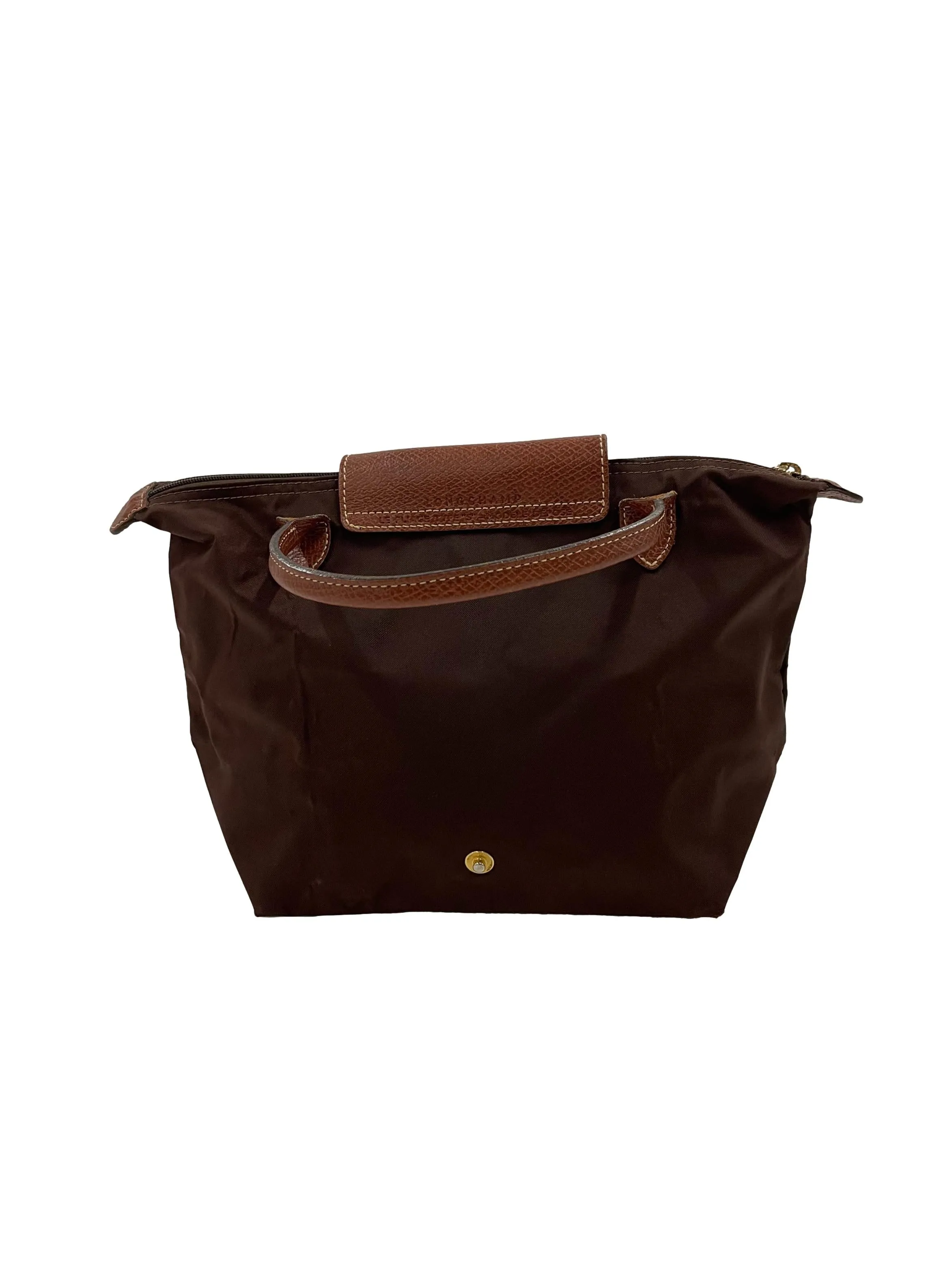 Brown Le Pliage Mini Bag