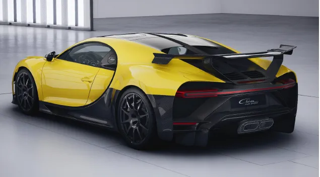 Bugatti Chiron Exhaust Tip Trim
