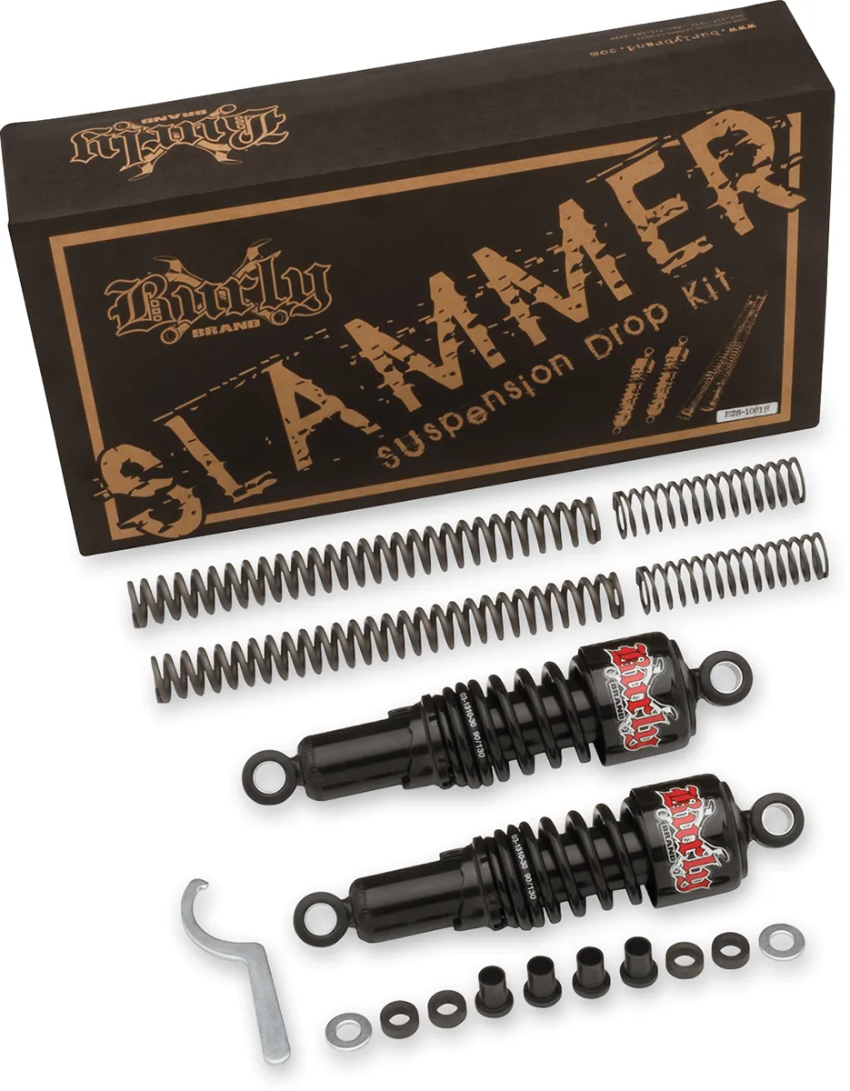 Burly Brand B28-1004 Slammer Suspension Drop Kit - Chrome
