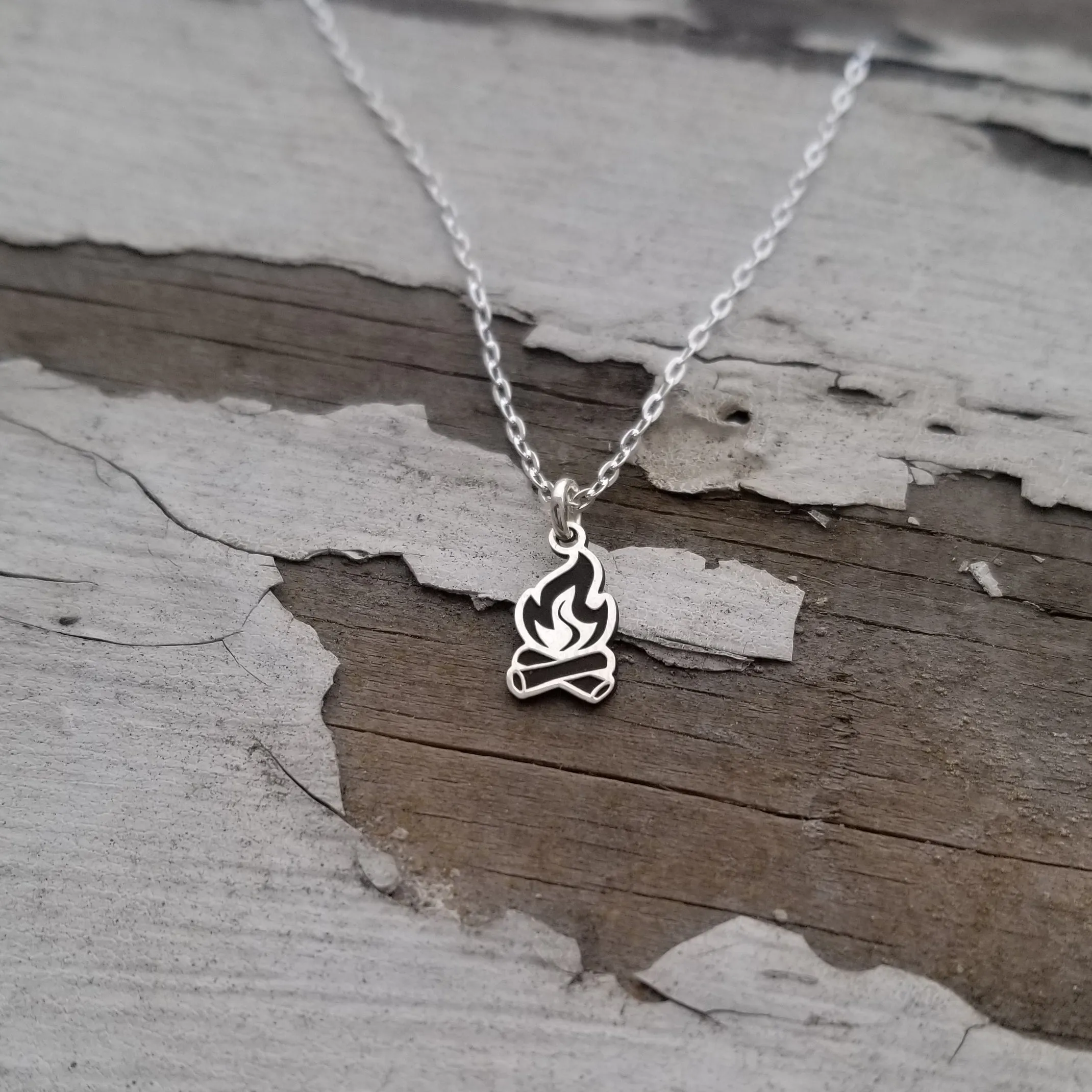 Campfire Tiny Necklace