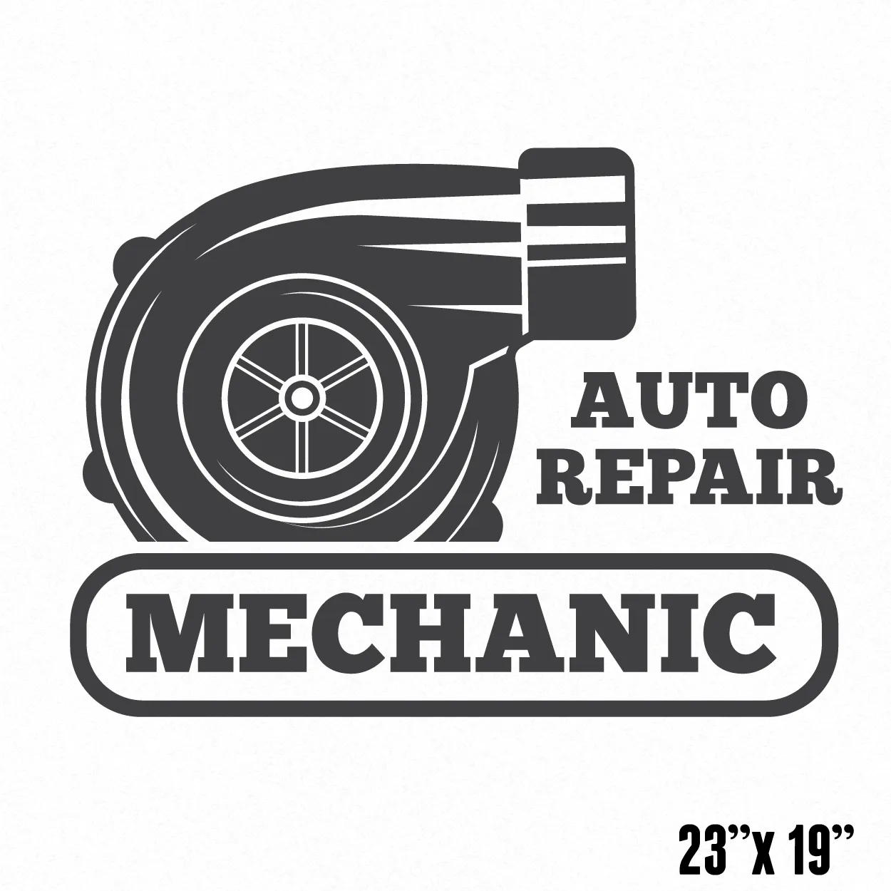 Car Service, Auto Repair, Mechanic Company Name Truck Decal, 2 Pack