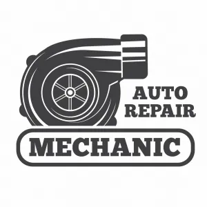 Car Service, Auto Repair, Mechanic Company Name Truck Decal, 2 Pack