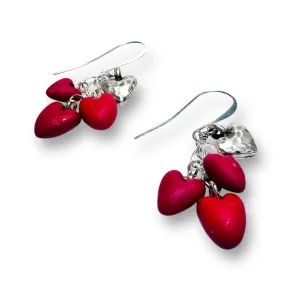 Cascading Valentines Earrings- Heart Earrings