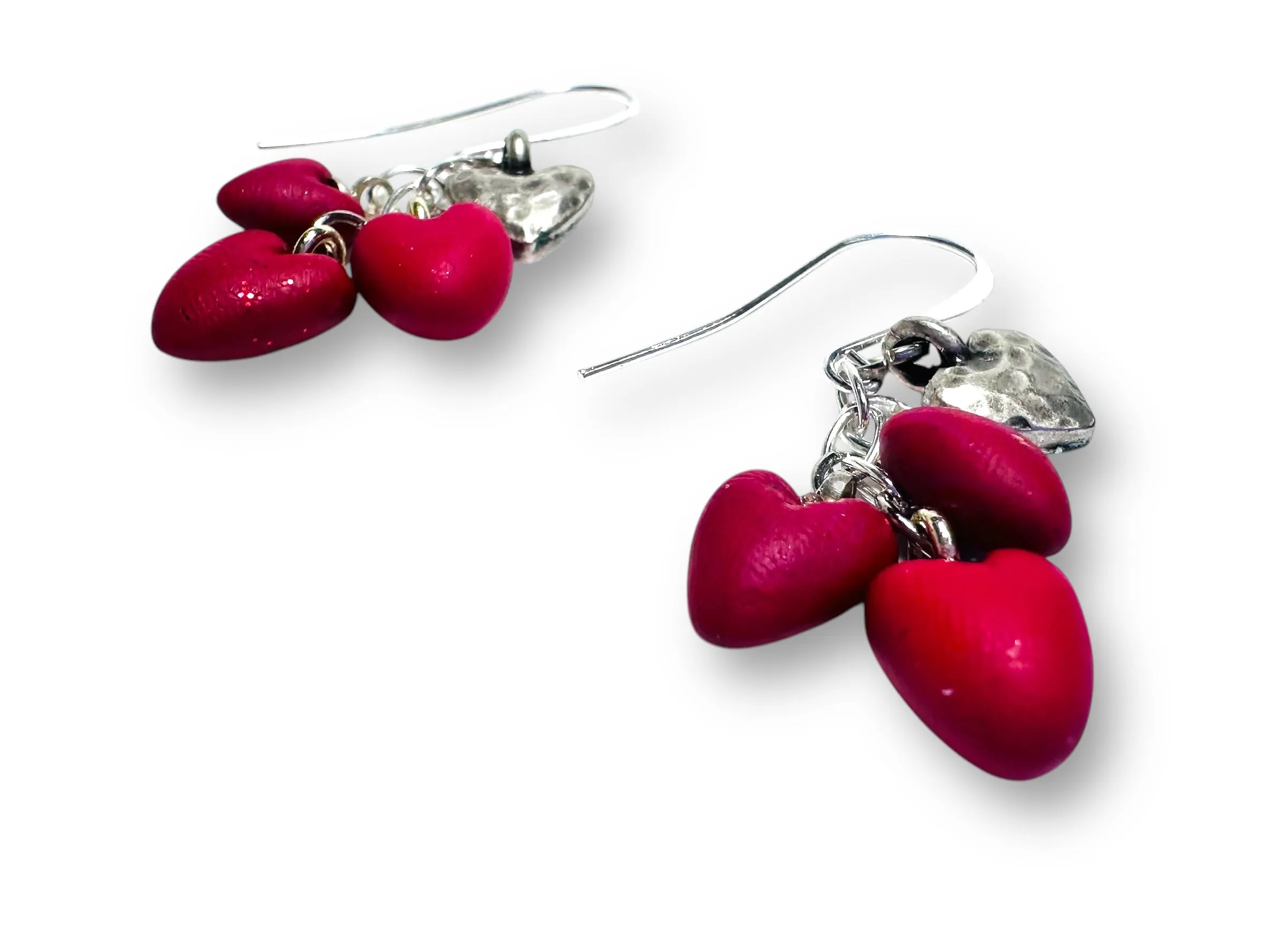 Cascading Valentines Earrings- Heart Earrings