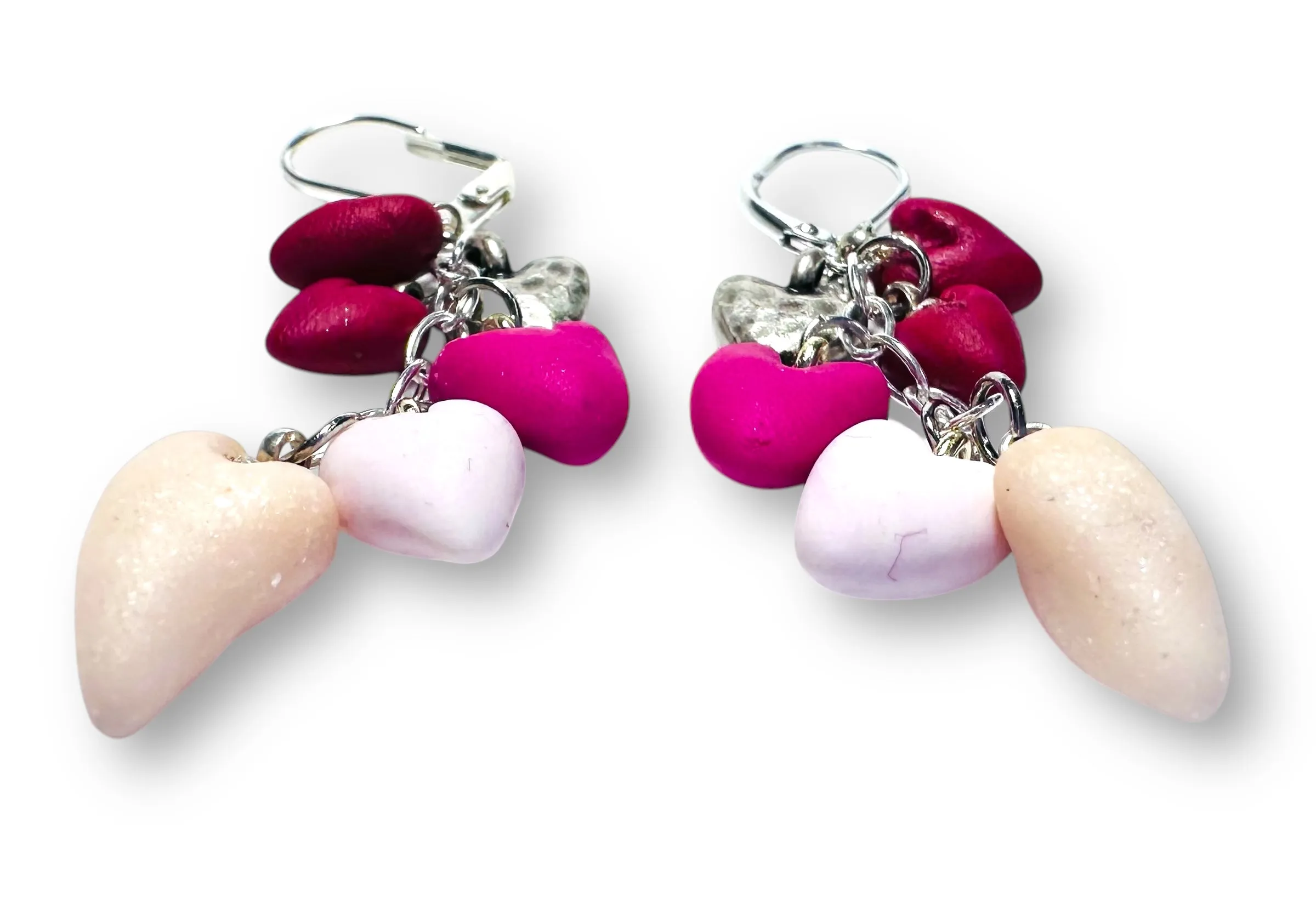 Cascading Valentines Earrings- Heart Earrings