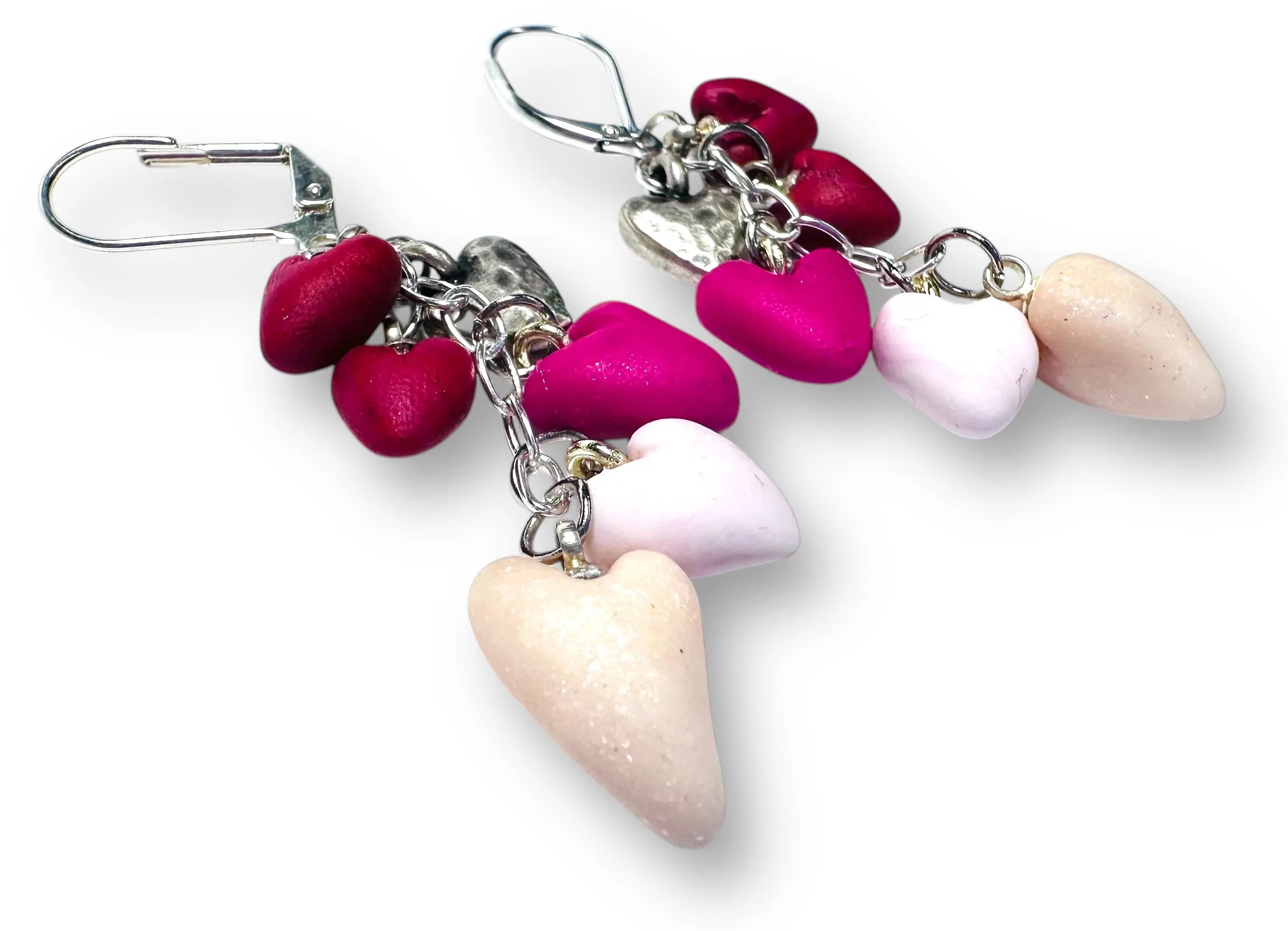 Cascading Valentines Earrings- Heart Earrings