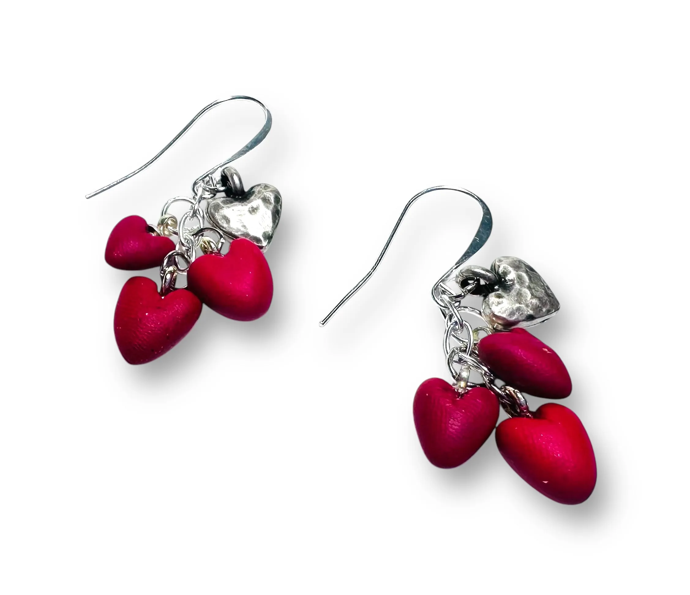 Cascading Valentines Earrings- Heart Earrings