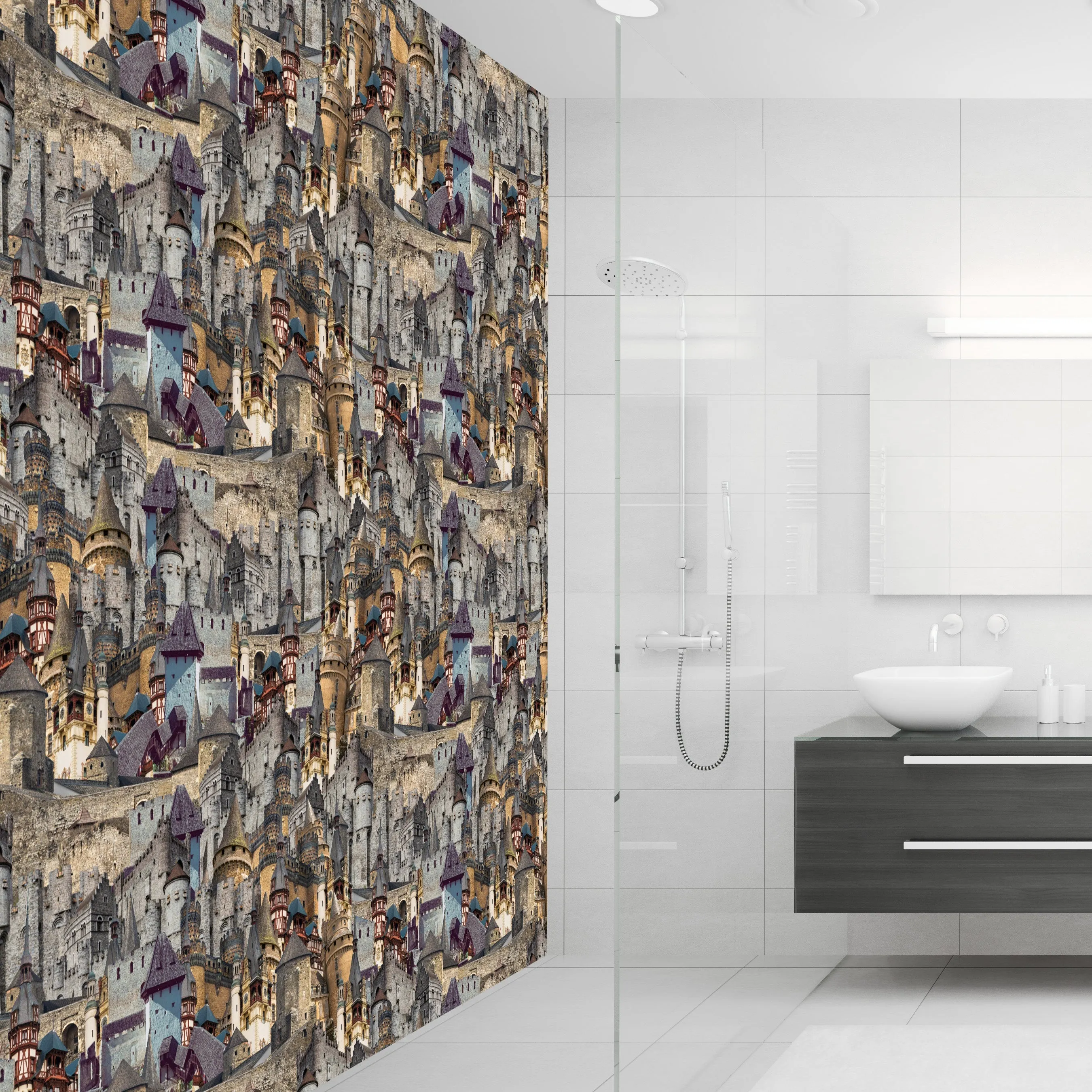 Castles Acrylic Wall Panels Home Decor 2440mmm x 1220mm