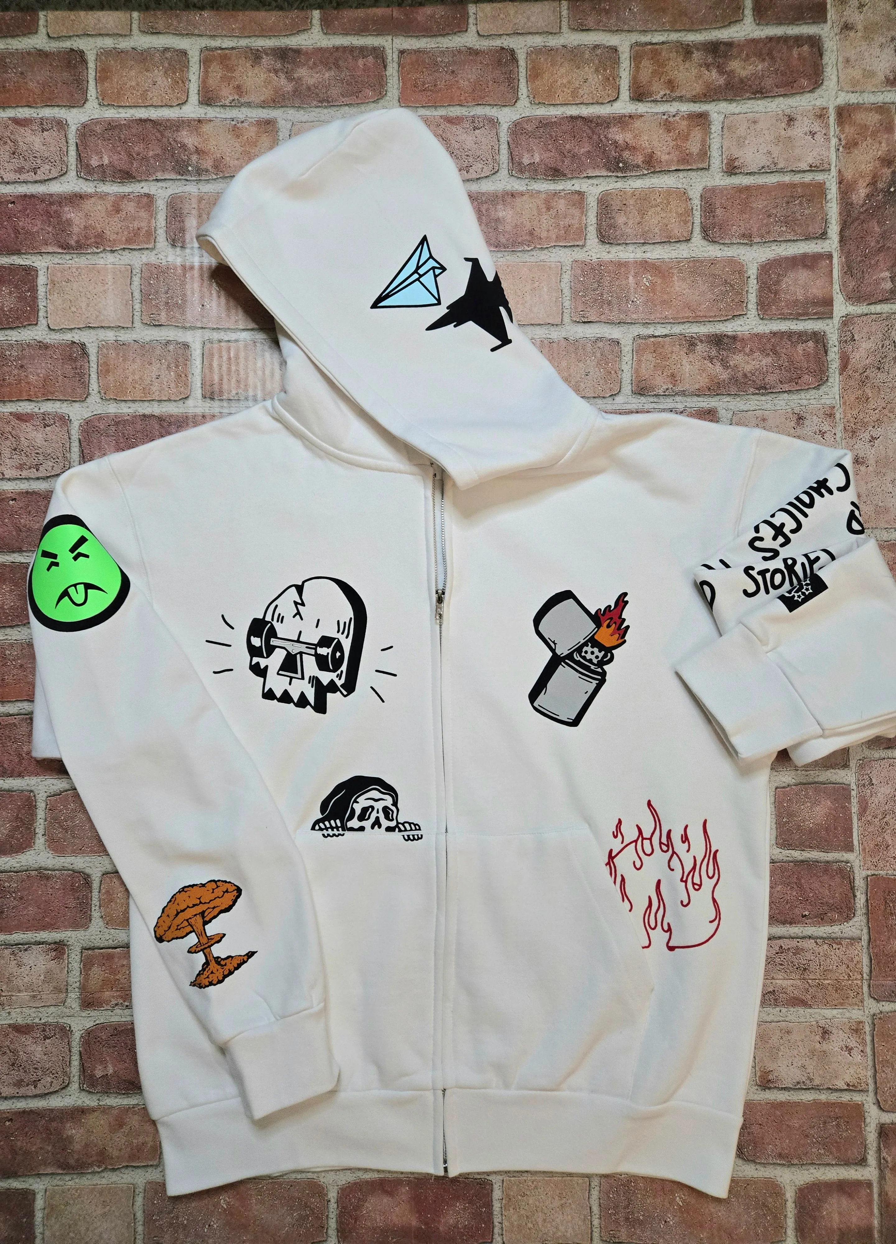 Centre Ave Sk🎱 Hoodie (Zip Up)