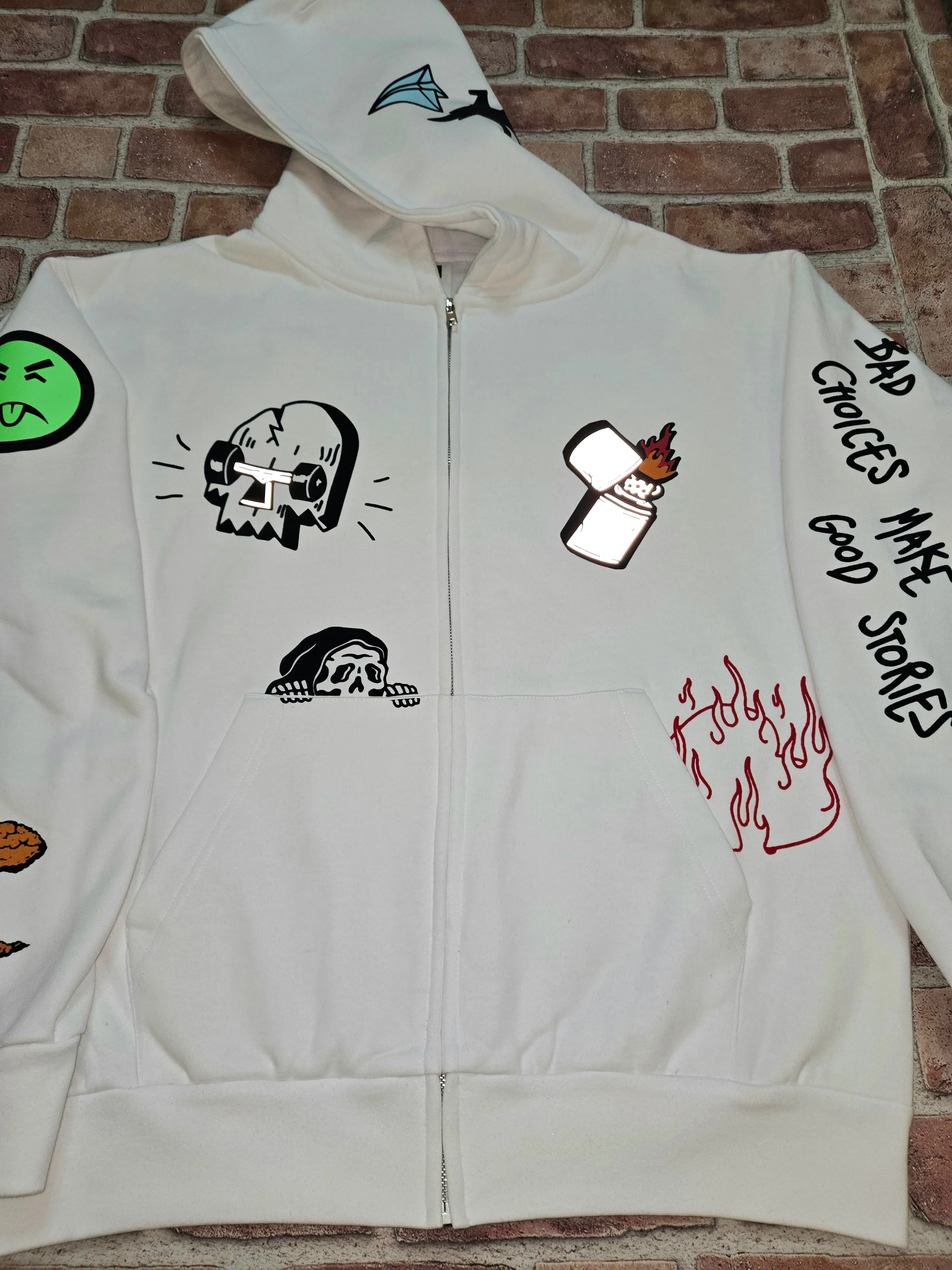 Centre Ave Sk🎱 Hoodie (Zip Up)