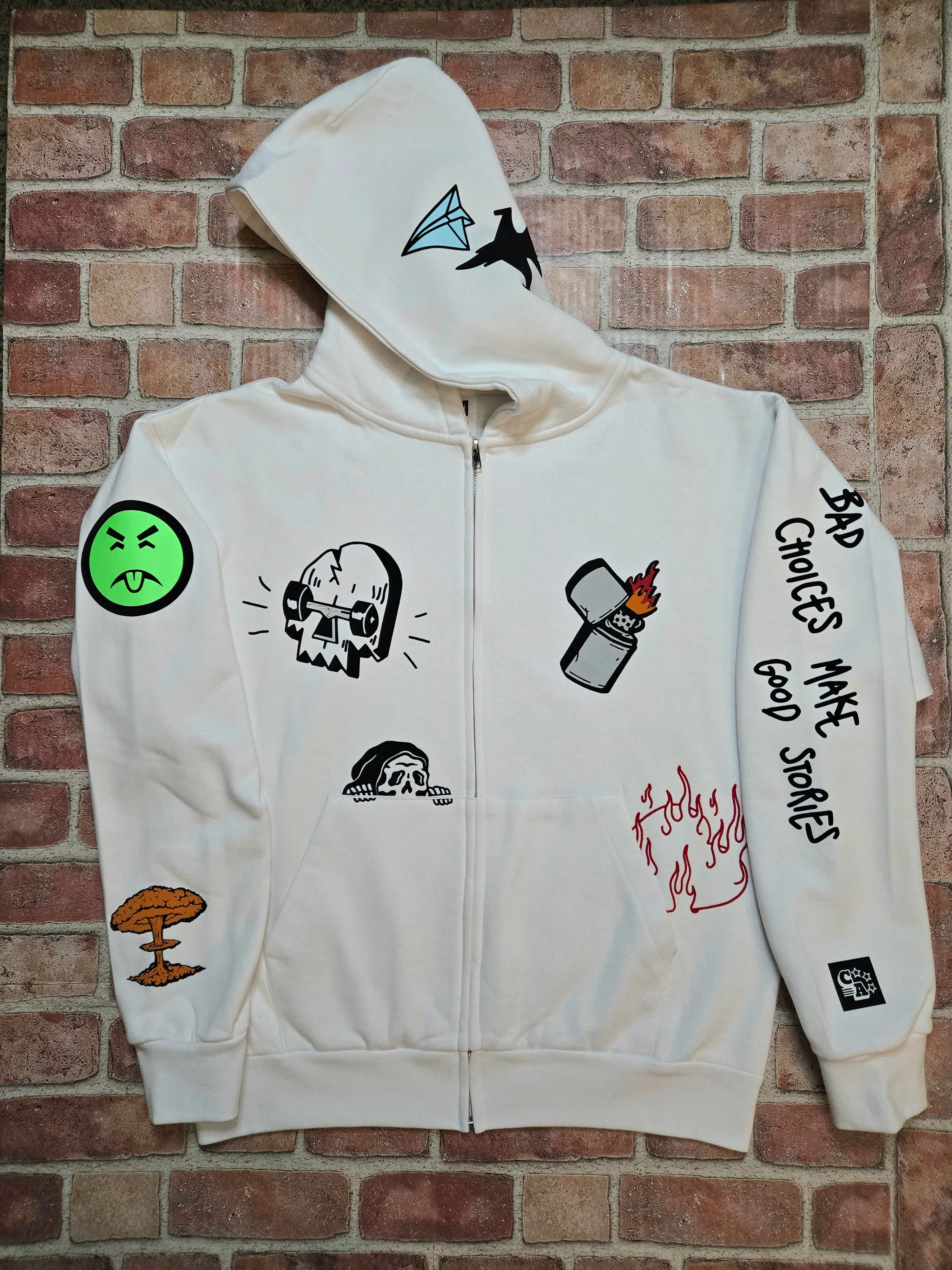 Centre Ave Sk🎱 Hoodie (Zip Up)