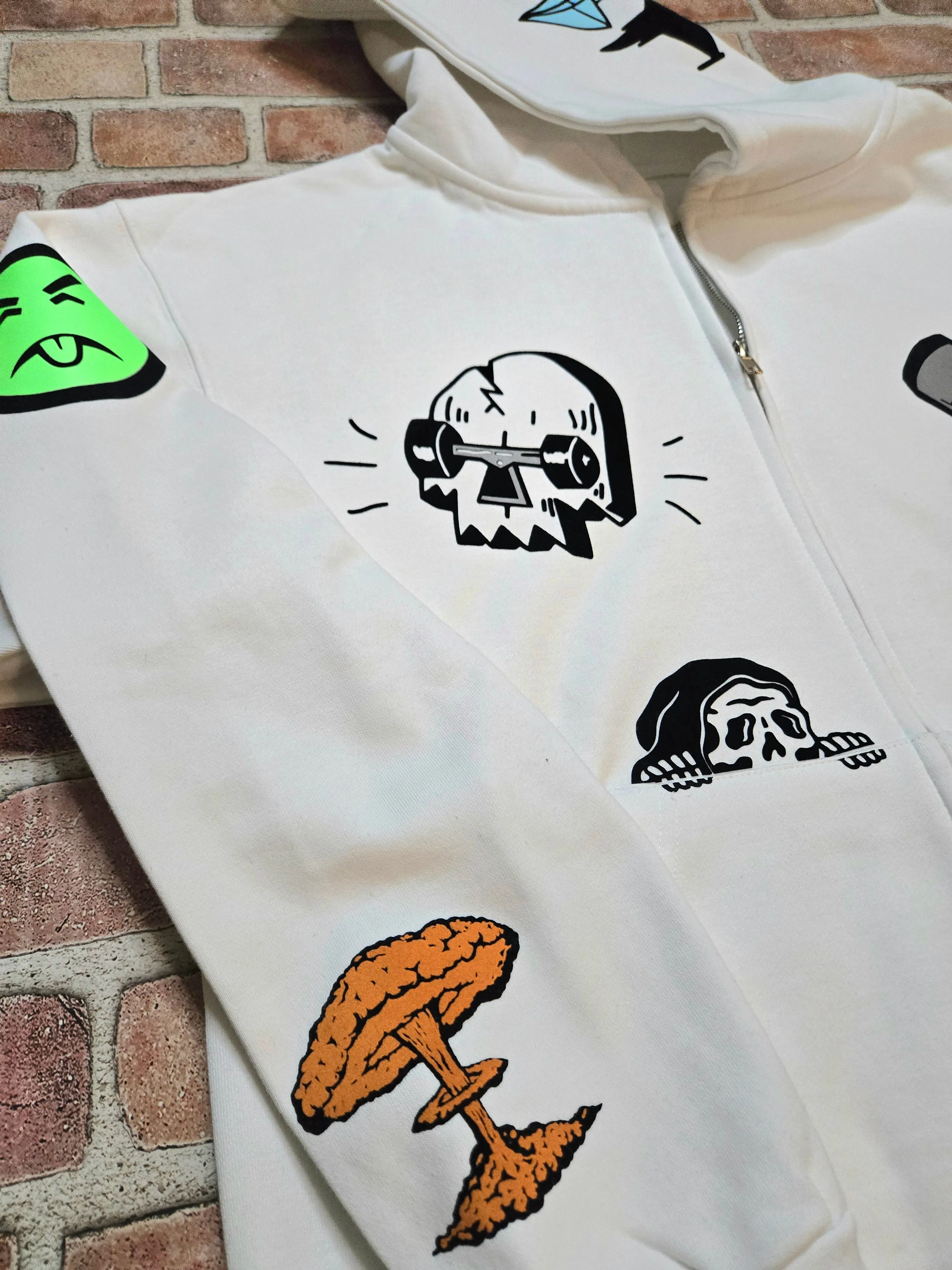 Centre Ave Sk🎱 Hoodie (Zip Up)