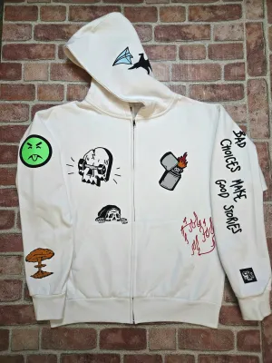 Centre Ave Sk🎱 Hoodie (Zip Up)
