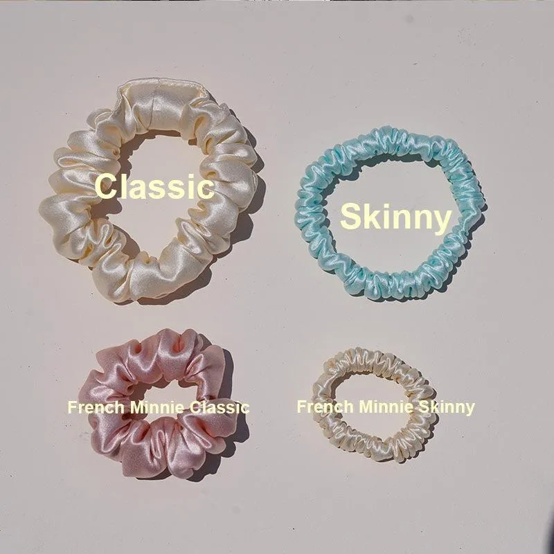 Champagne Silk Scrunchie Tiny - For Adult / Baby / Toddler